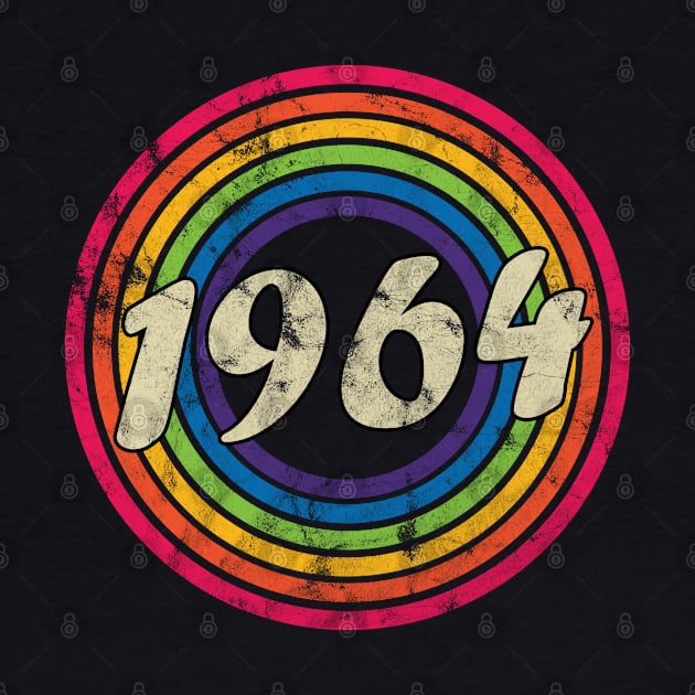 1964 - Retro Rainbow Faded-Style by MaydenArt